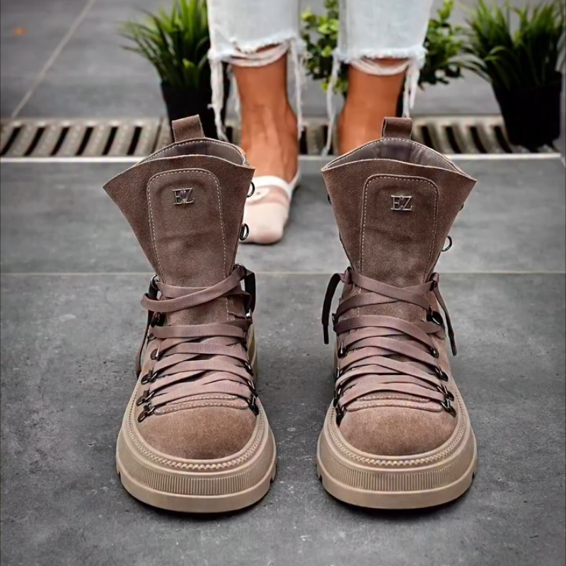 Women's Lace-Up High-Top Boots