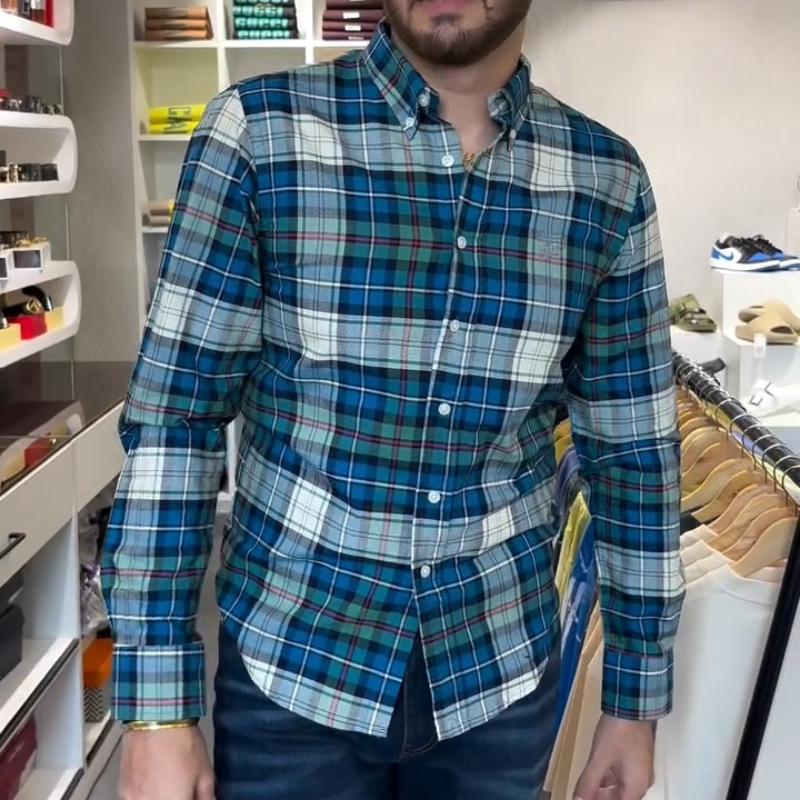 Men's Classic Fashion Casual Plaid Shirt