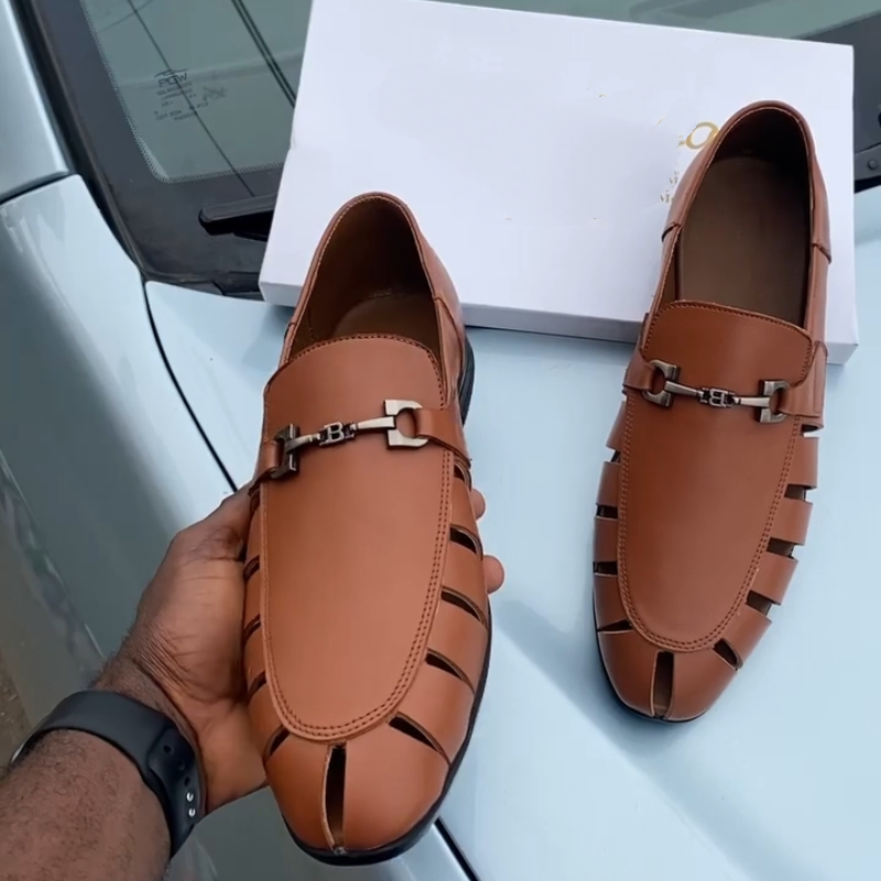 Men's Cowhide Casual Loafers