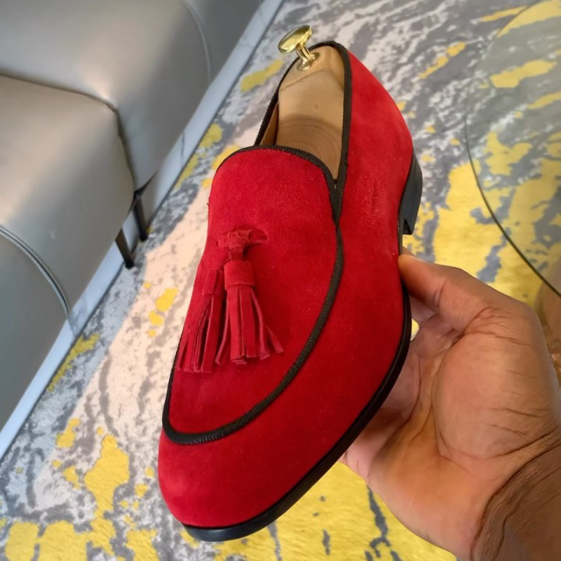 Handcrafted Classic Suede Loafers