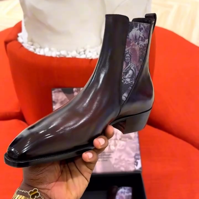 Handcrafted Men's Fashion Chelsea Boots