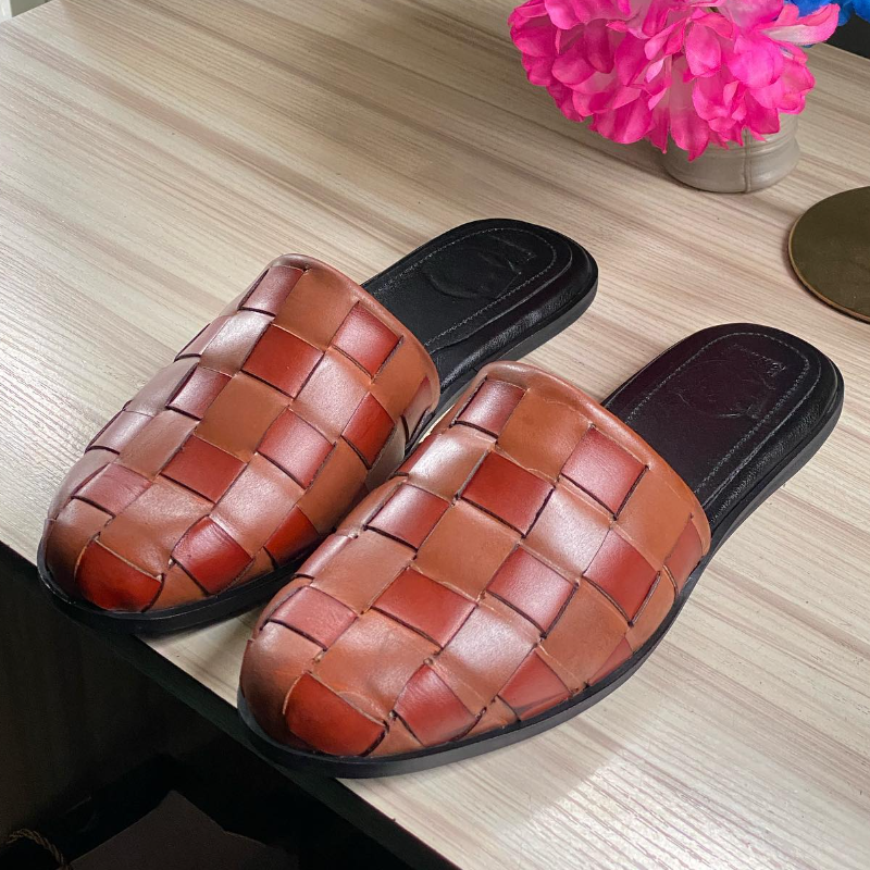 Men's Fashionable Peplum Half Slippers