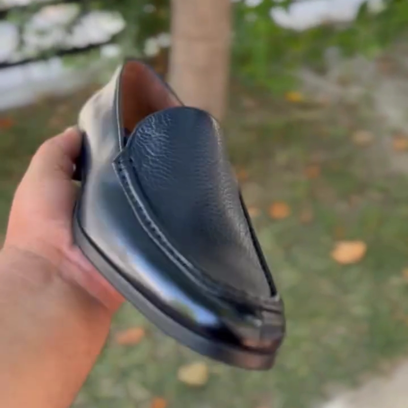 Men's Black Classic Loafers