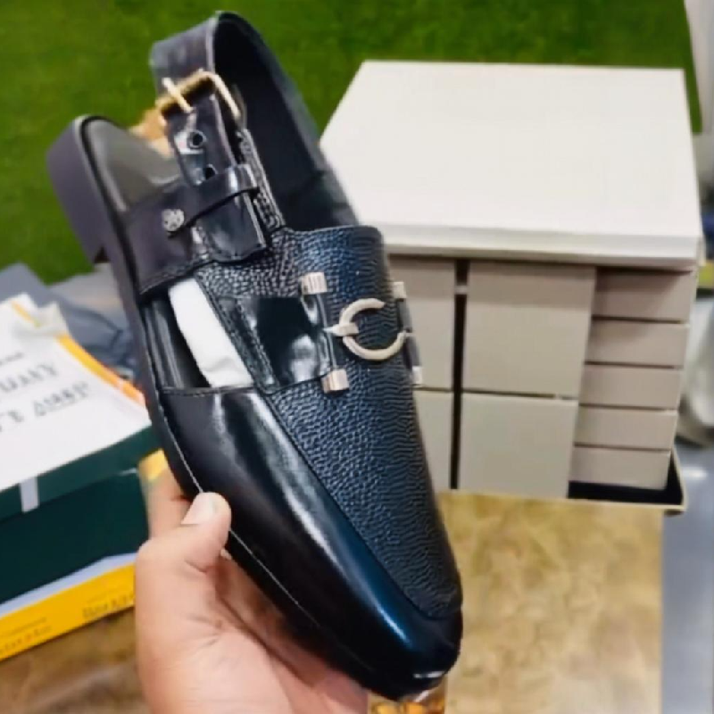 Men's Black Fashion Sandal Slippers