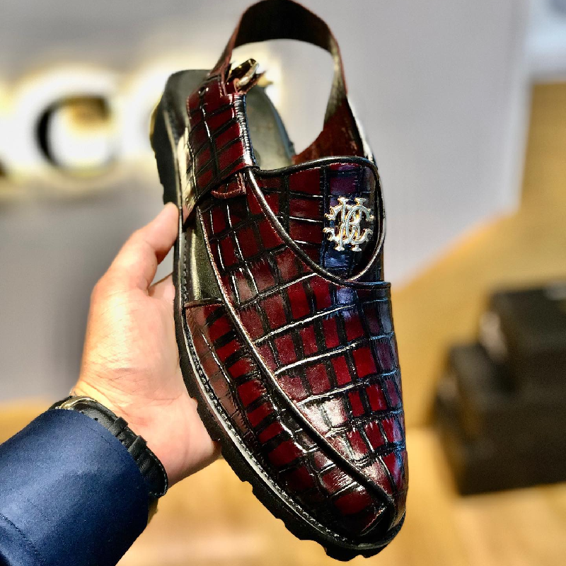 Handmade Crocodile Leather Sandals