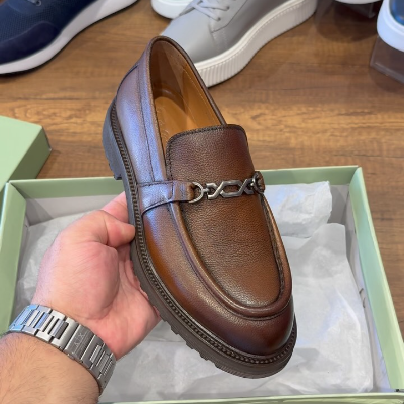 Handcrafted Calfskin Classic Loafers