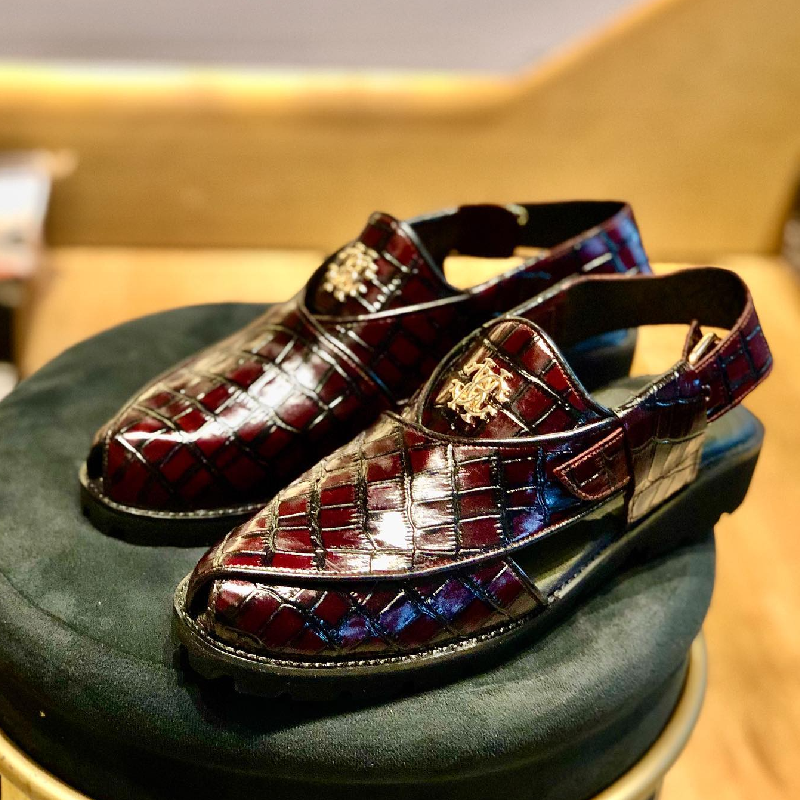 Handmade Crocodile Leather Sandals