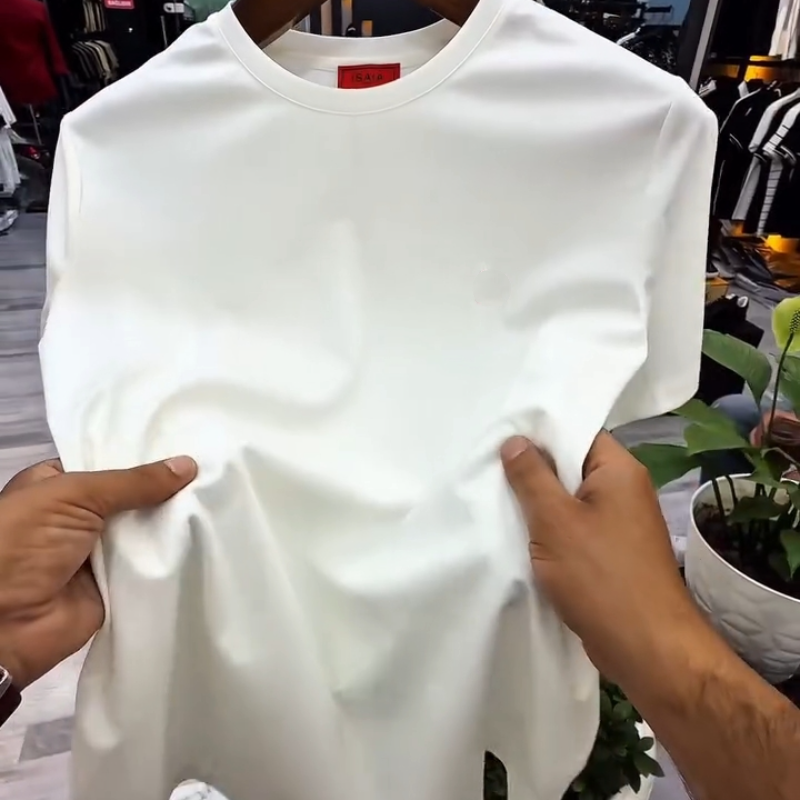 Men's Knit Fashion Casual Cool Short Sleeve