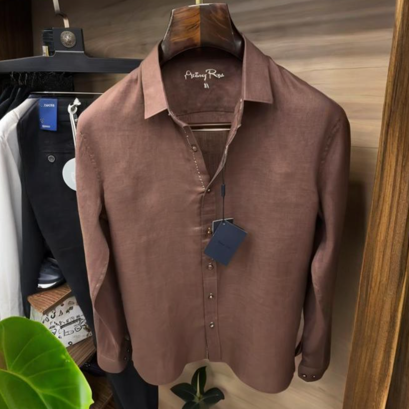 Men's Classic Button-Down Dress Shirt