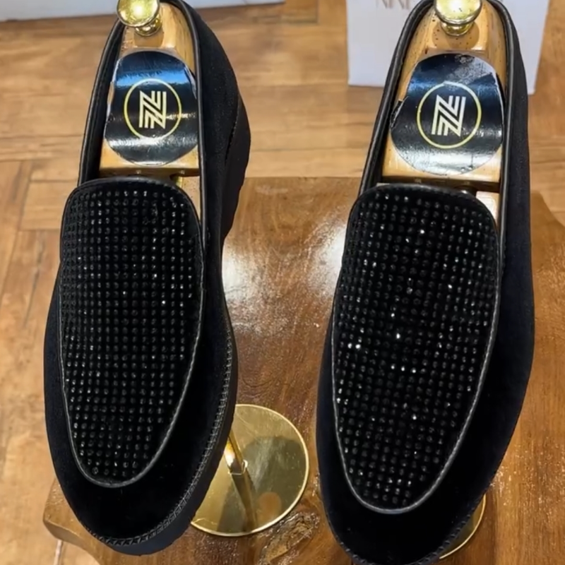 Men's Black Casual Fashion Loafers