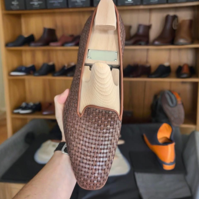 Hand Knit Casual Loafers