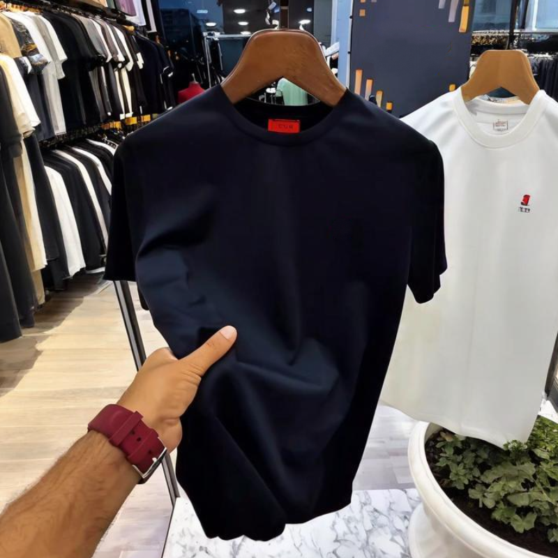 Men's Knit Fashion Casual Cool Short Sleeve