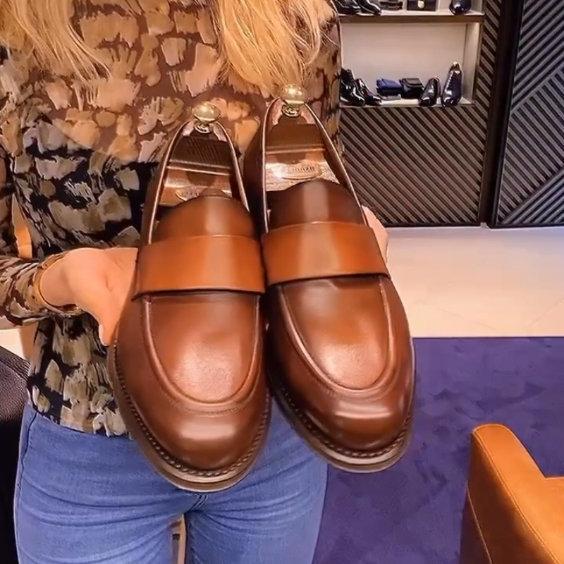 Handcrafted Calfskin Casual Loafers