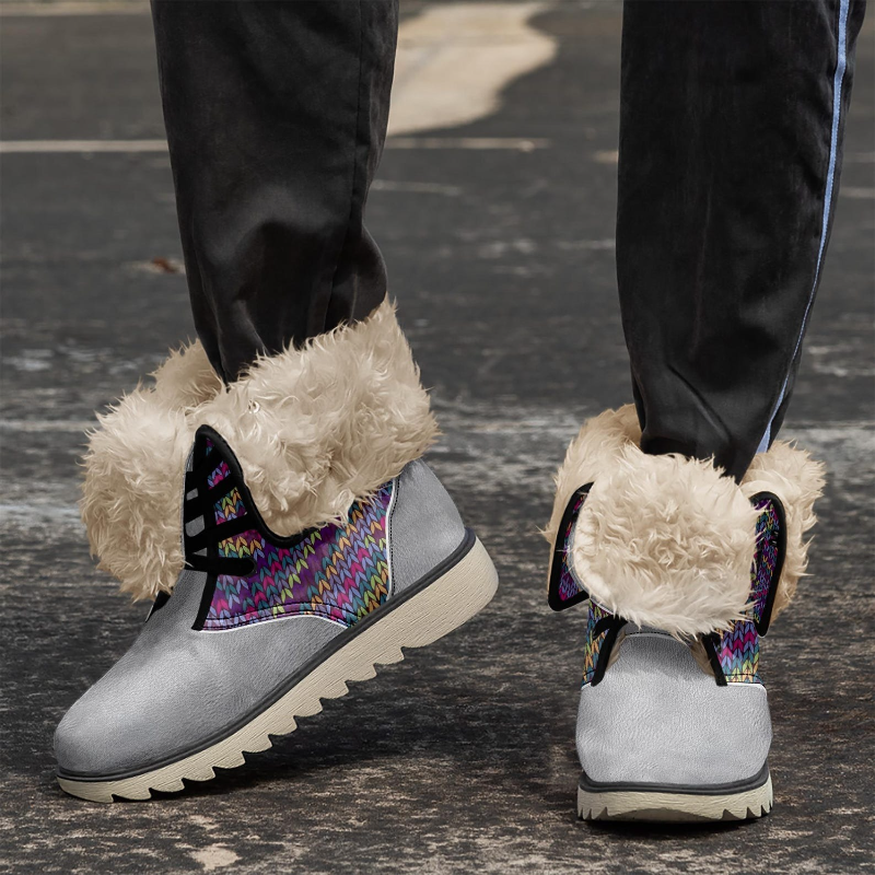 Fuzzy Warm Snow Boots