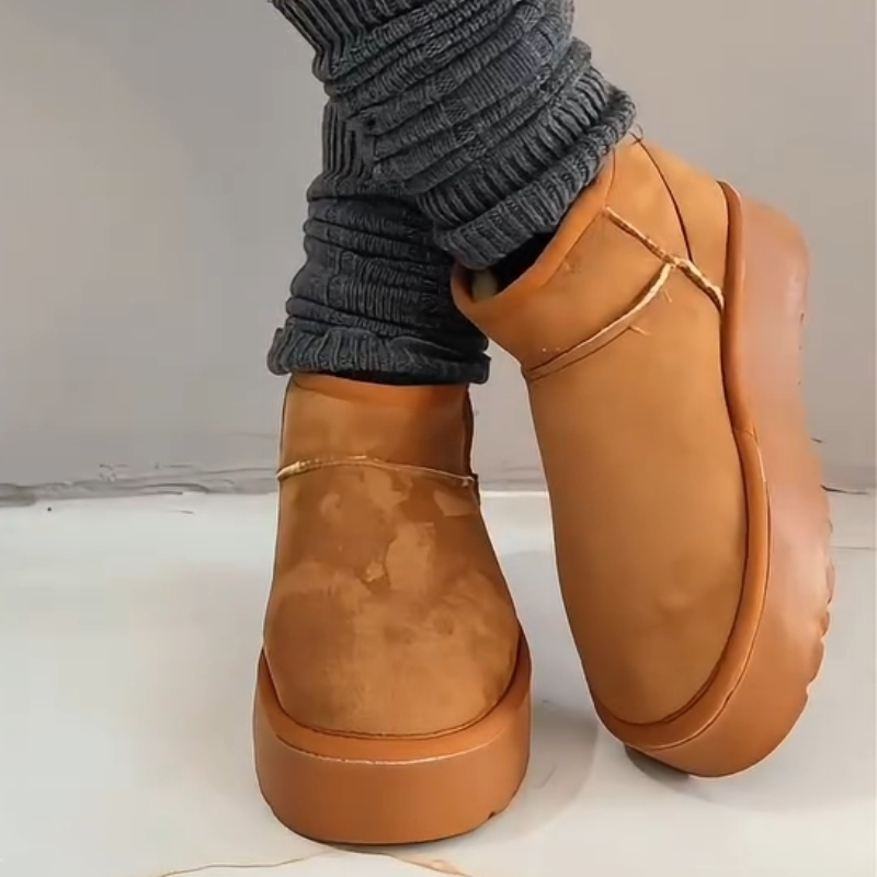 Women's Classic Fleece-Lined Thick-Sole Snow Boots