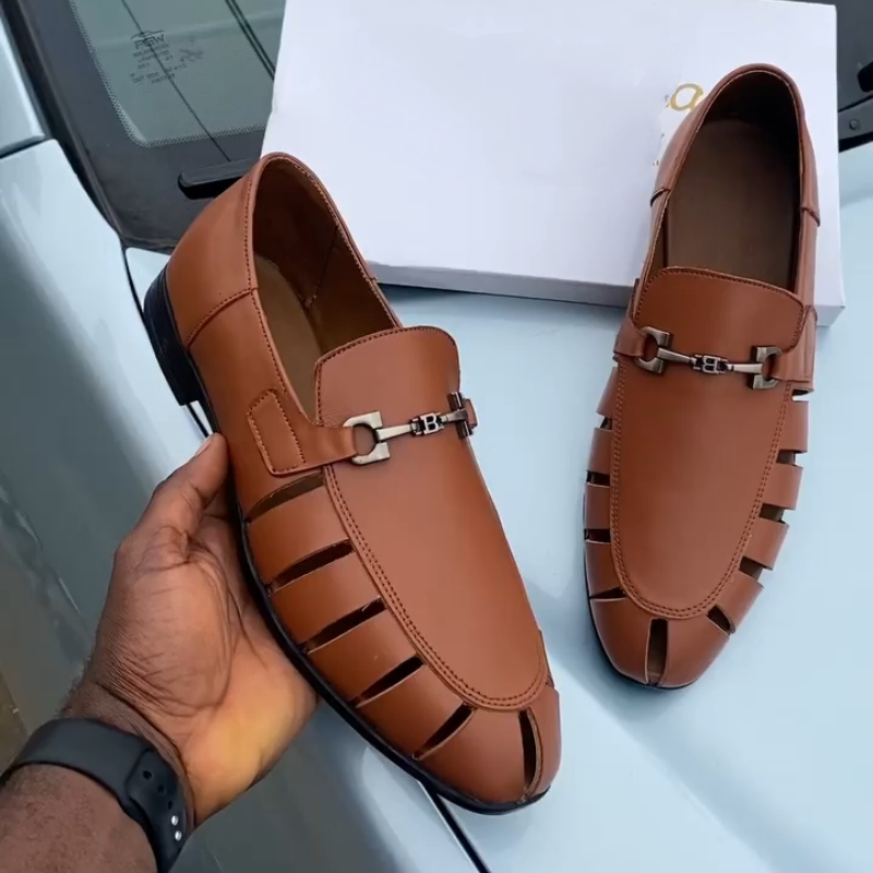 Men's Cowhide Casual Loafers