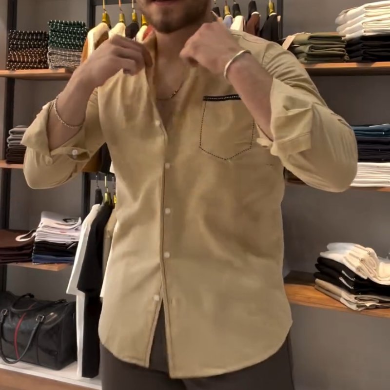 Men's Classic Casual Button Down Shirt