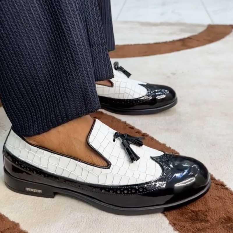 Men's Classic Formal Wedding Tassel Loafers