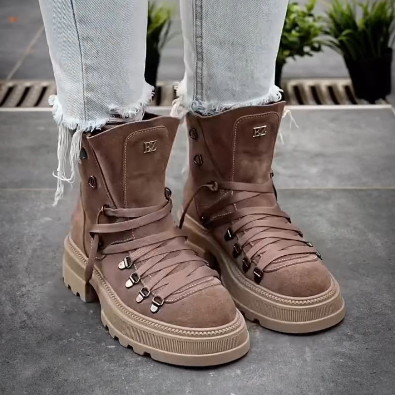 Women's Lace-Up High-Top Boots