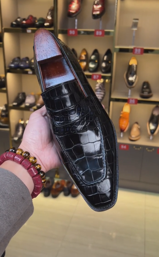 Luxury Textured Slip-On Dress Shoes