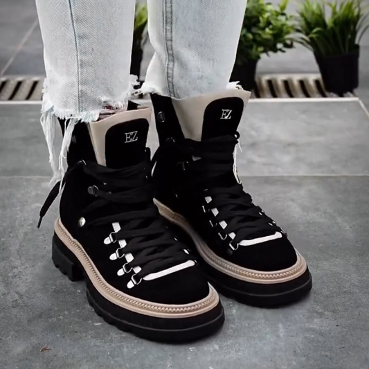 Women's Lace-Up High-Top Boots