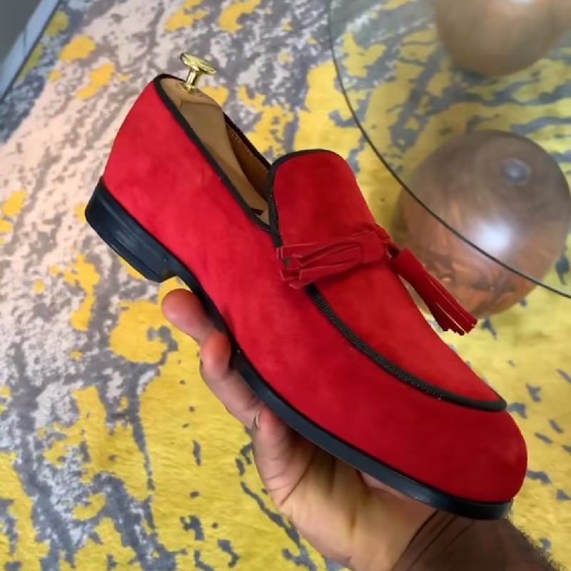 Handcrafted Classic Suede Loafers