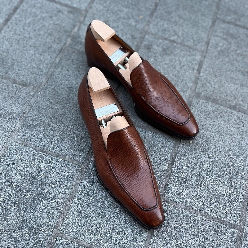 Handmade Calfskin Classic Wingtip Loafers