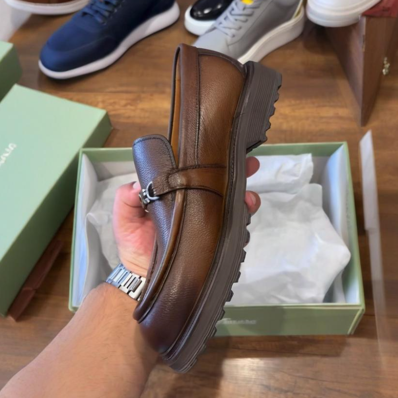 Handcrafted Calfskin Classic Loafers