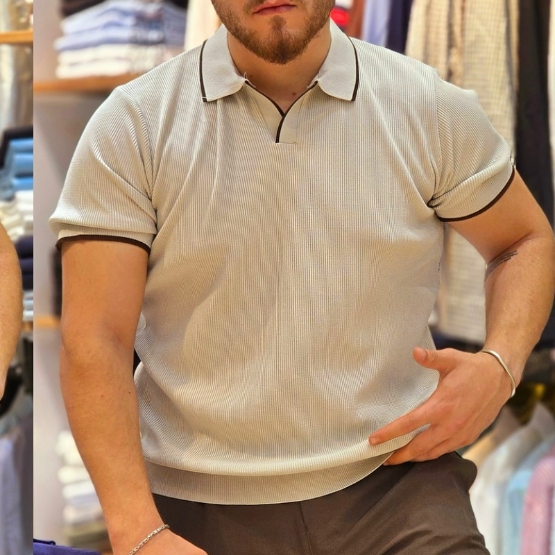 Men's Knit Luxurious Soft Short Sleeve
