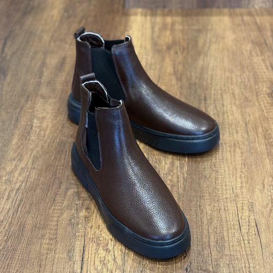Men's Genuine Leather Chelsea Boots
