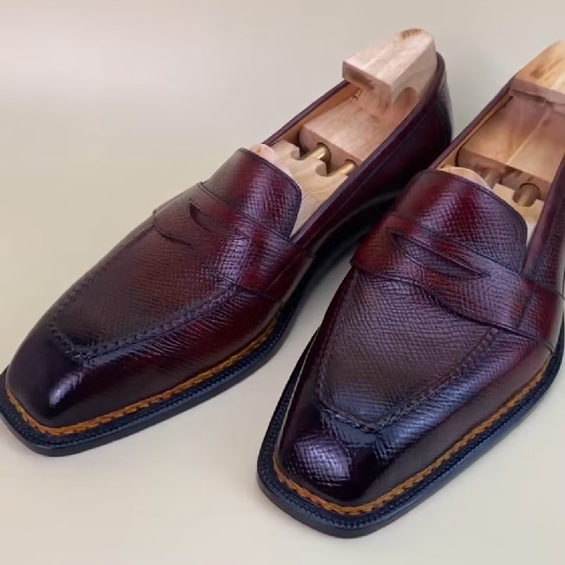 Hand Stitched Calfskin Classic Loafers