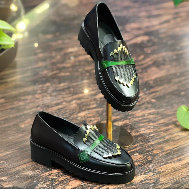Handmade Genuine Leather Tassel Loafers