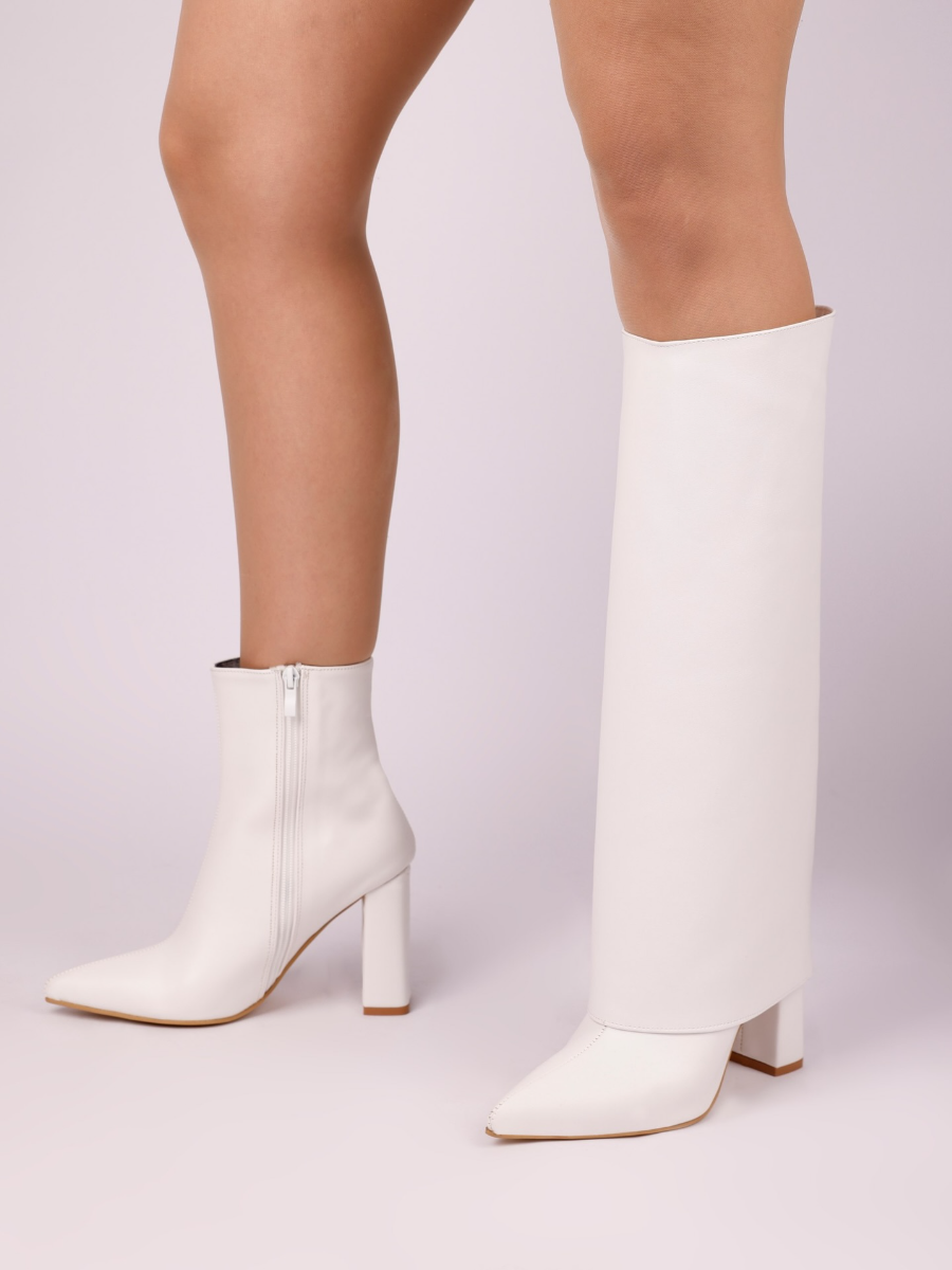 Fashionable Genuine Leather Knee-high Boots