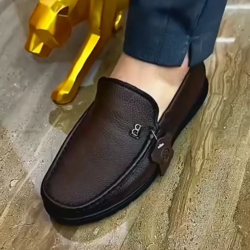 Men's Leather Comfort Soft Sole Loafers