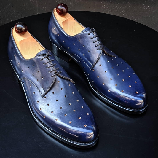 Perforated Calfskin Dress Shoes