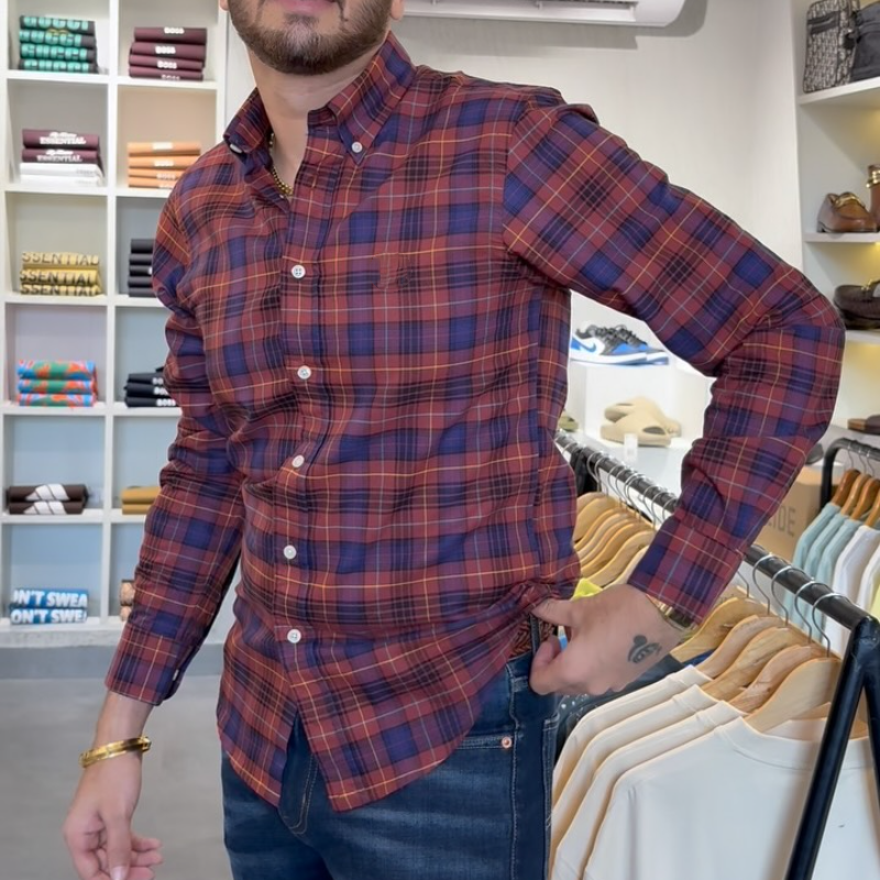 Men's Classic Fashion Casual Plaid Shirt