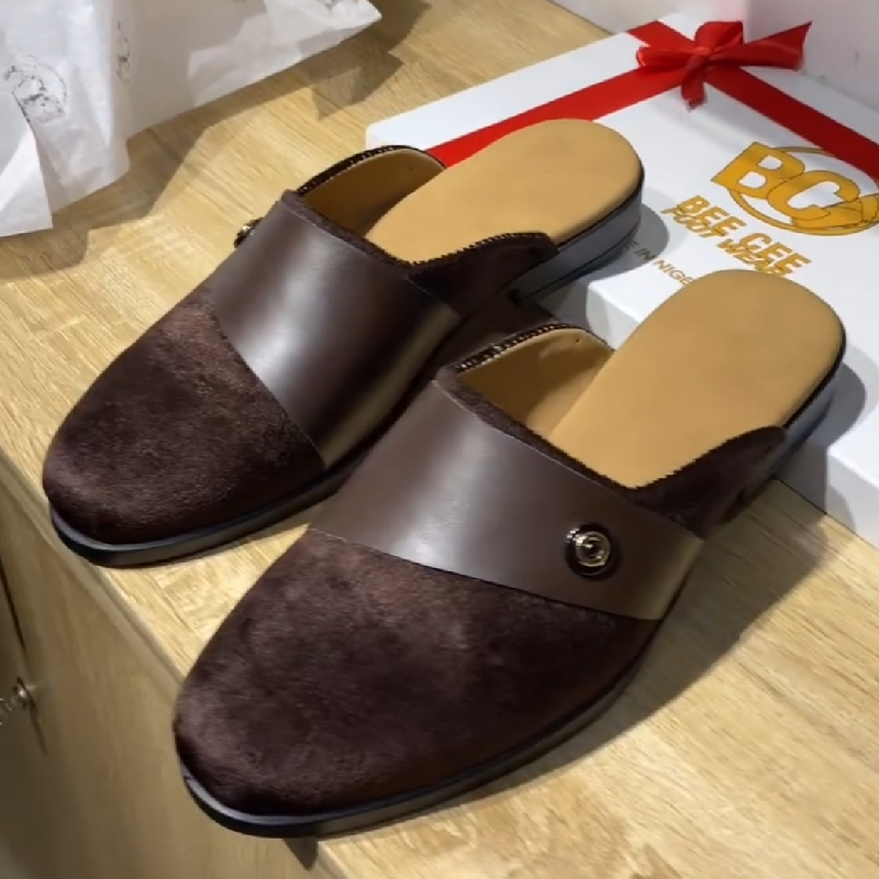 Handmade Men's Fashion Half Slippers