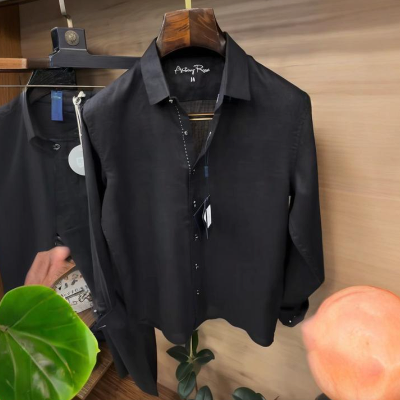 Men's Classic Button-Down Dress Shirt