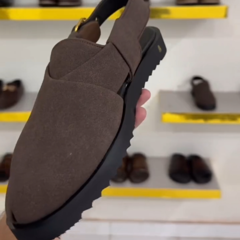 Classic Roman Slippers Coffee