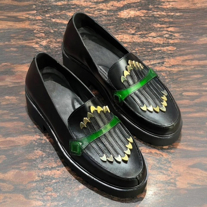 Handmade Genuine Leather Tassel Loafers