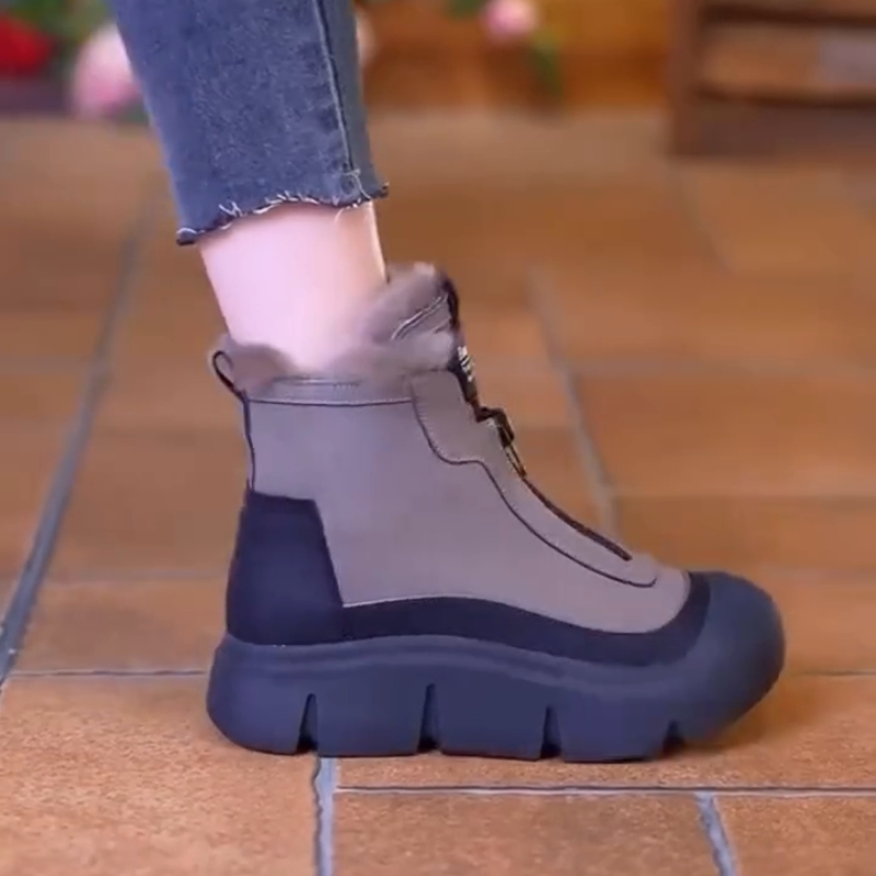 Women's Zipper Tall Insulated Boots