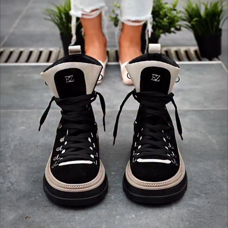 Women's Lace-Up High-Top Boots