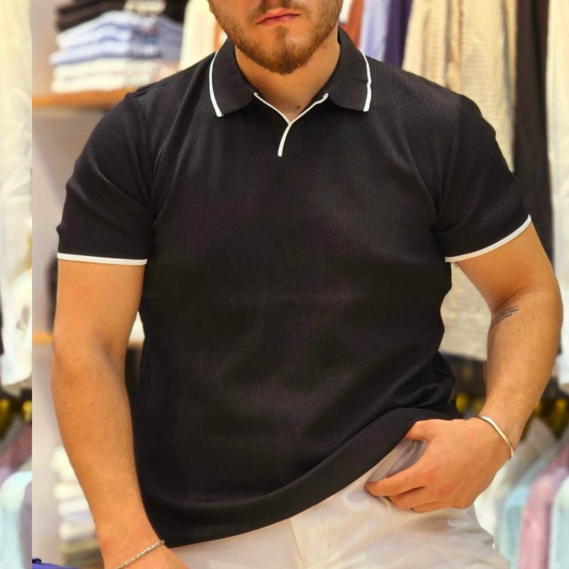 Men's Knit Luxurious Soft Short Sleeve