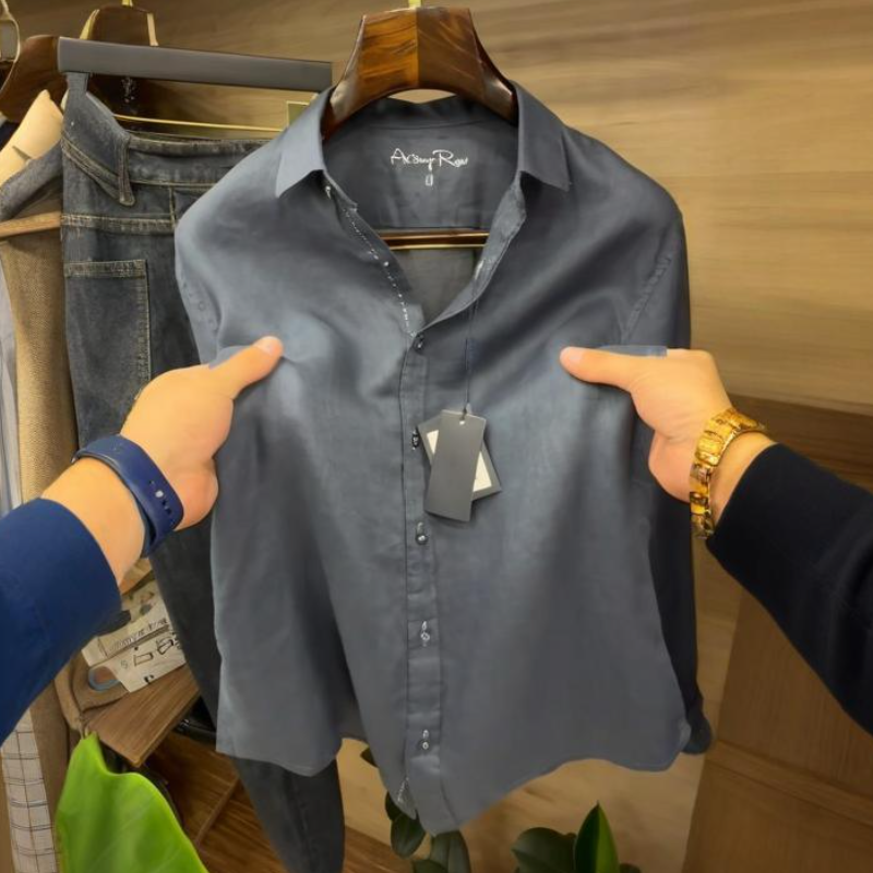 Men's Classic Button-Down Dress Shirt