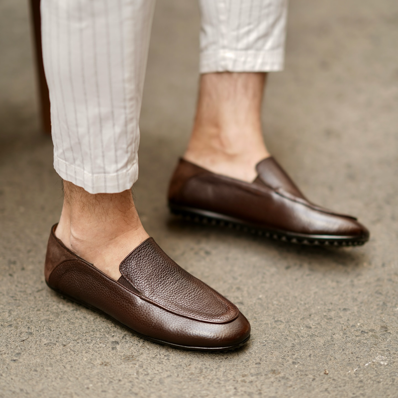 Men's Casual Leather Soft Loafers