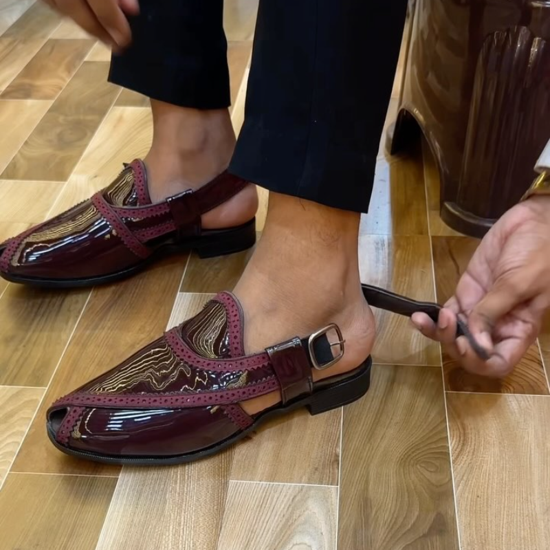 Men's Brown Slippers