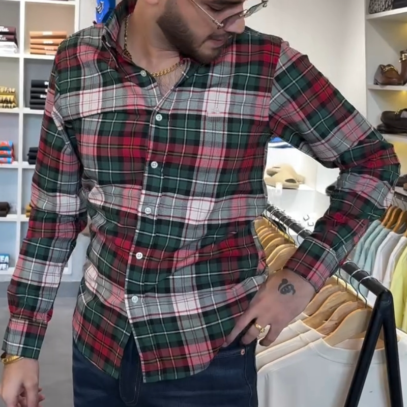 Men's Classic Fashion Casual Plaid Shirt
