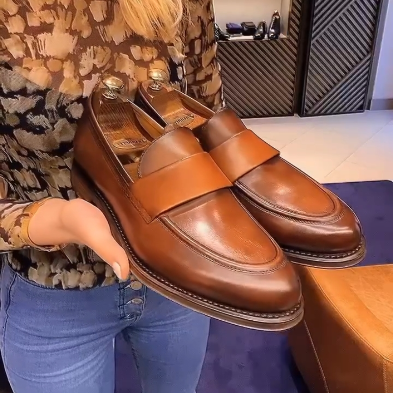 Handcrafted Calfskin Casual Loafers