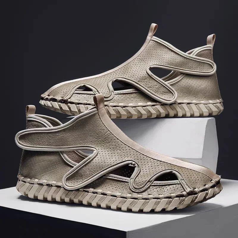 Summer fashion casual sandals hollow breathable men's shoes