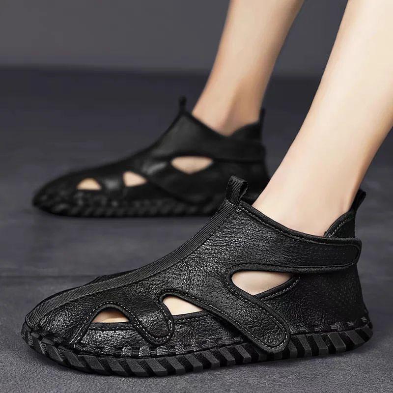 Summer fashion casual sandals hollow breathable men's shoes